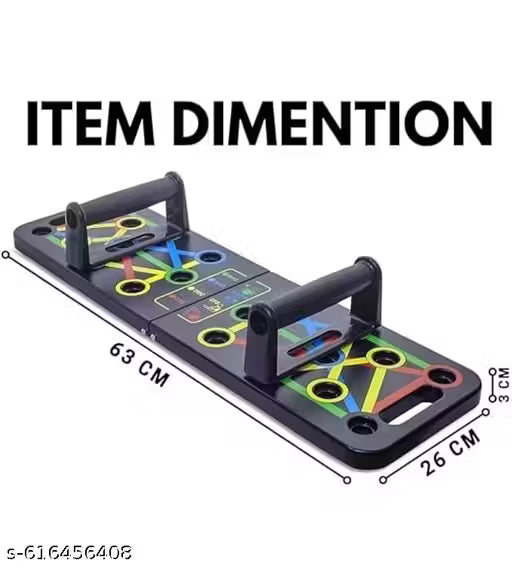 DFF 15 In 1 Pushup Board: Premium Gym Equipment for Home Workout, Versatile Pushup Stand, Ideal Home Gym Equipment for Strength Training and Fitness, Durable and Ergonomic Design